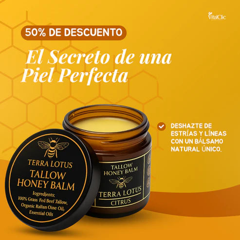 Bálsamo Orgánico de Sebo de Res y Miel