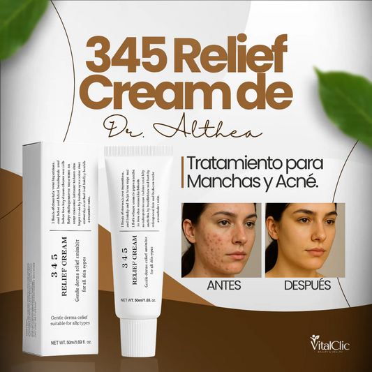 345 Relief Cream de Dr. Althea - Tratamiento para Manchas y Acné